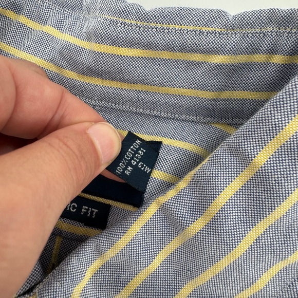 Ralph Lauren Mens XL Classic Fit Striped Long Sleeve Button Down Shirt - Picture 5 of 8